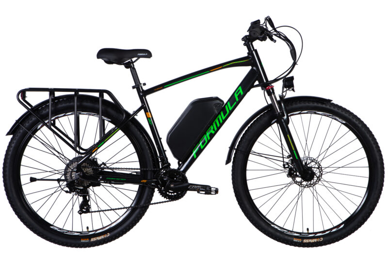Електровелосипед Формула  28" AL Formula eCURSOR MAN DD CS рама-20" 48B 17.5А*г 500Вт чорно-зелений YS 2498-1 2025 купити електро велик