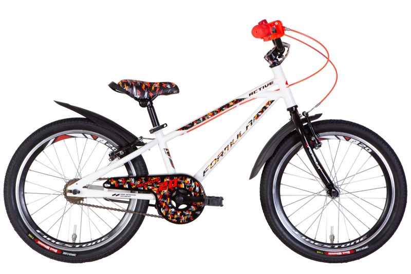 Велосипед Формула дитячий  ST 20" Formula ACTIVE Vbr рама-10" білий 2024 крила