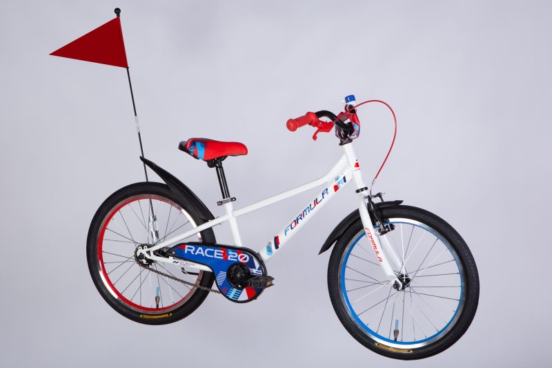 купити Велосипед ST 20" Formula RACE BH рама-10" білий з червоним та синім 2025