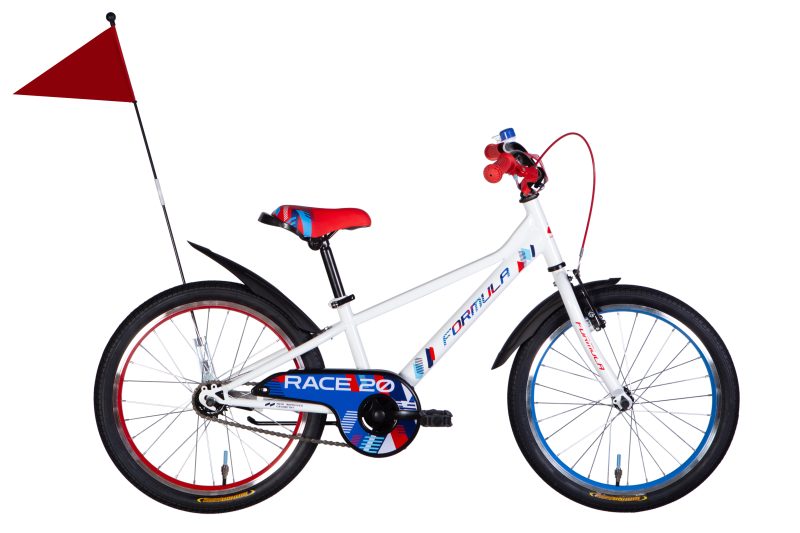 Велосипед Формула дитячий  ST 20" Formula RACE BH рама-10" білий з червоним та синім 2025 для дітей купити