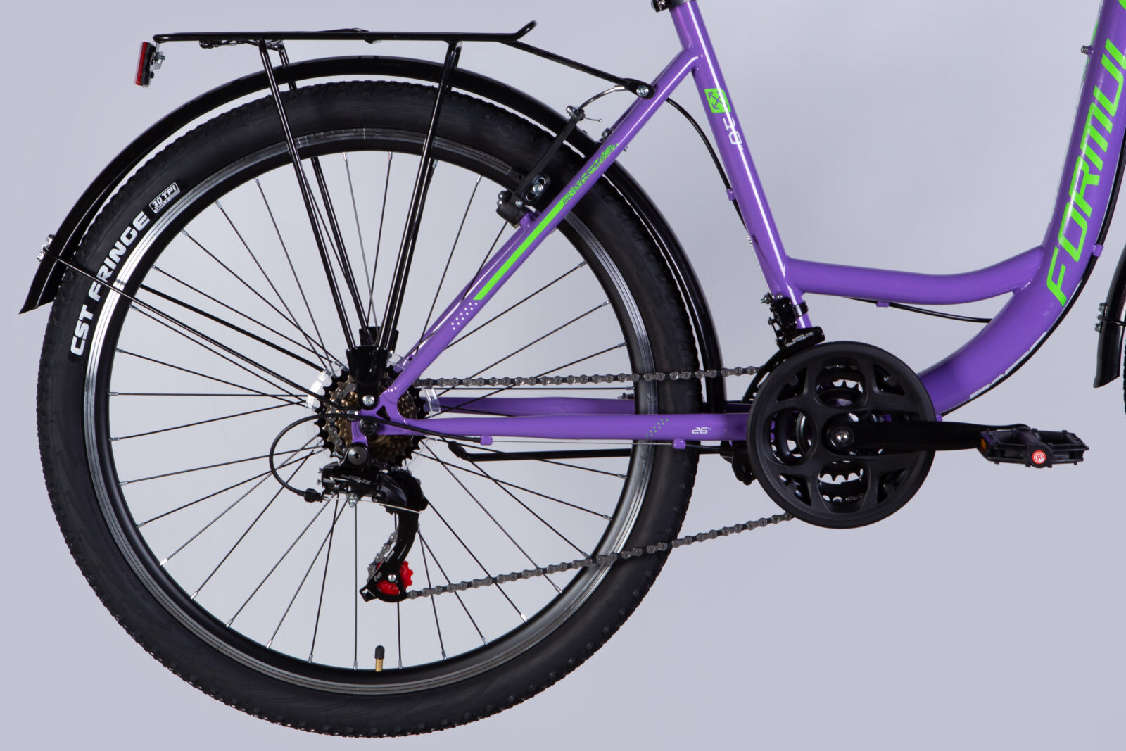 Велосипед ST 26" Formula OMEGA Vbr FR рама-18" фіолетовий 2025 Формула