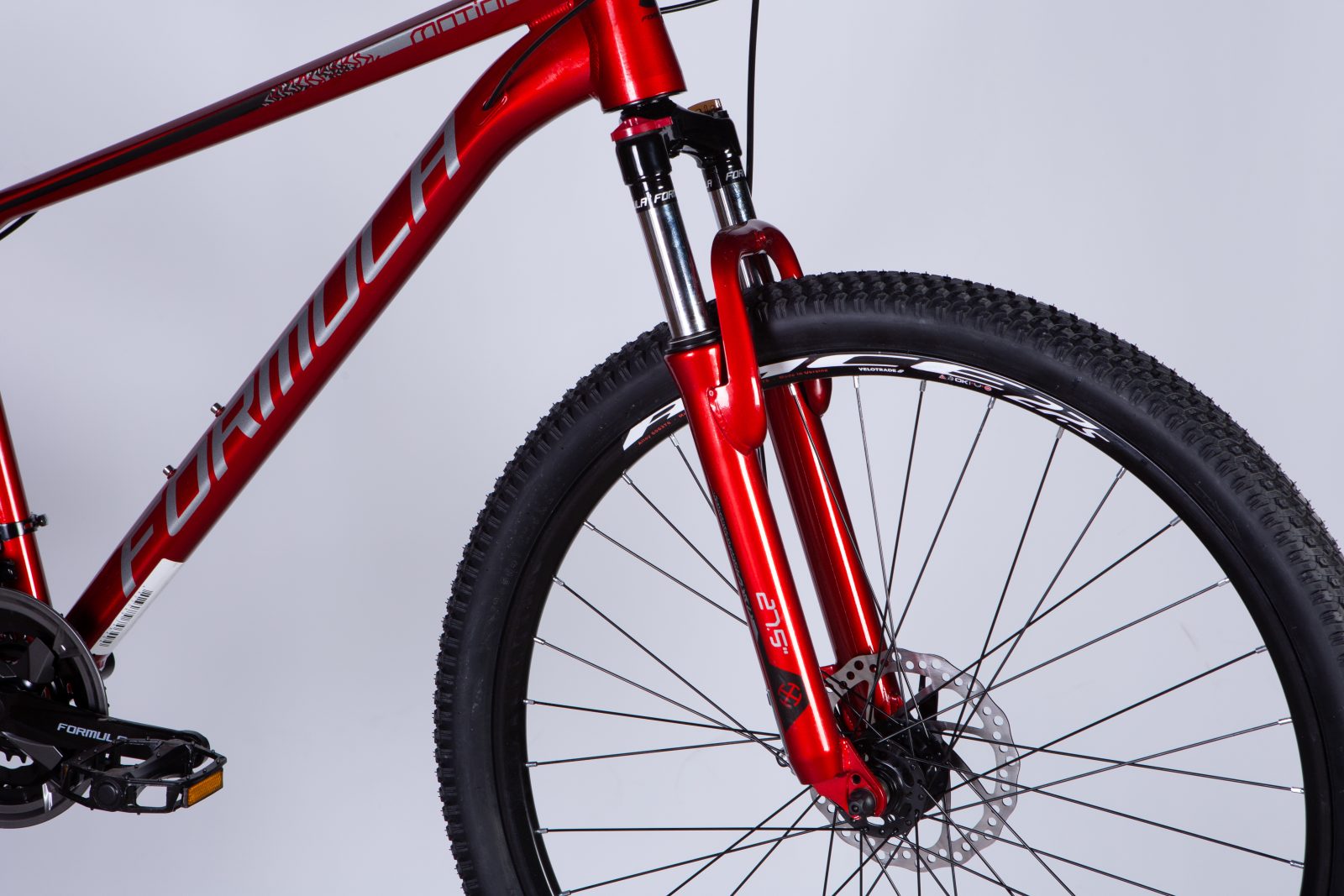 Велосипед AL 27.5" Formula MOTION DD FR рама-16" червоно-сріблястий 2025 замовити