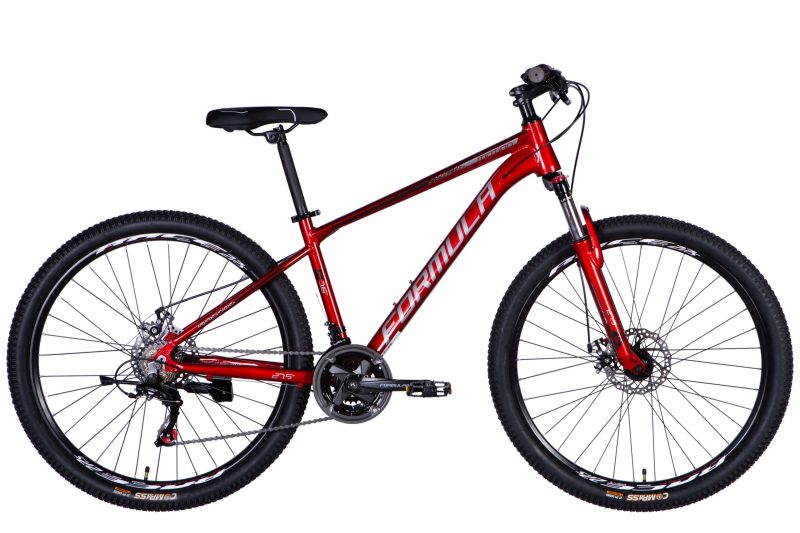 Велосипед Формула гірський спортивний  AL 27.5" Formula MOTION DD FR рама-16" червоно-сріблястий 2025 для бездоріжжя купити