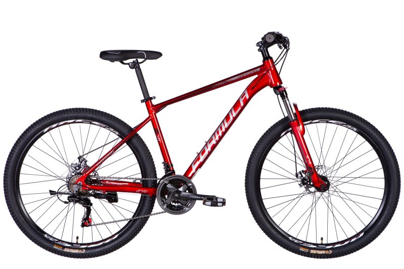 Велосипед Формула гірський спортивний  AL 27.5" Formula MOTION DD FR рама-18" червоно-сріблястий 2025 для бездоріжжя купити