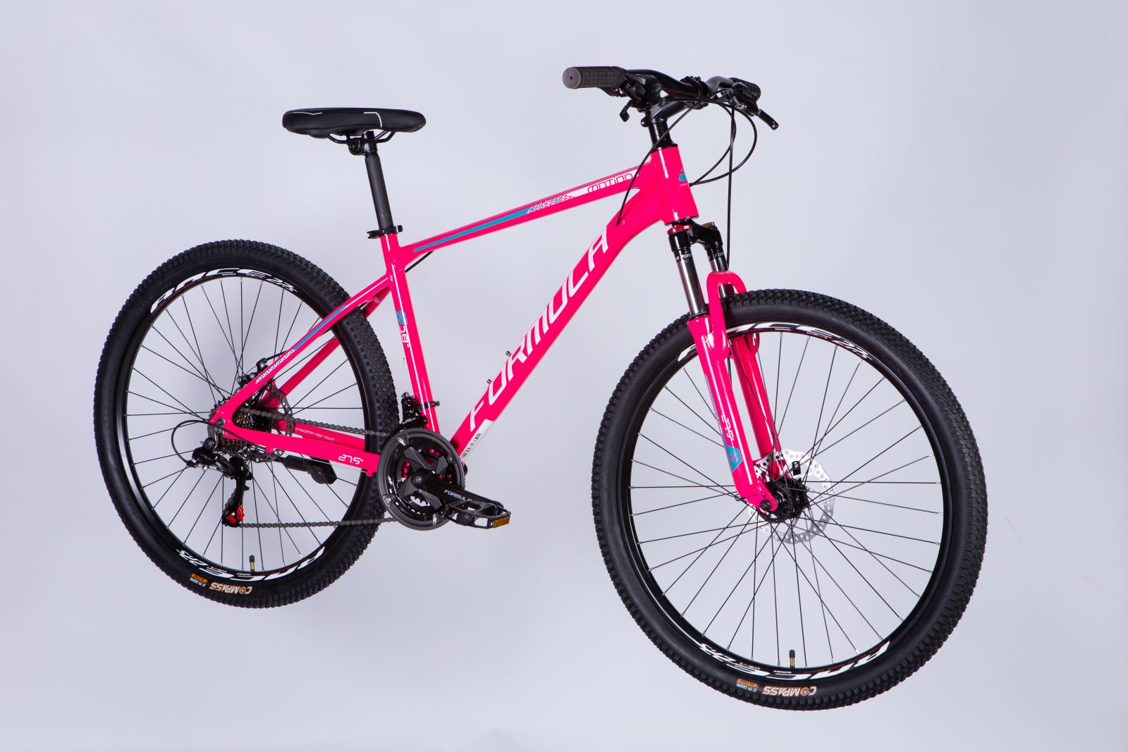 Велосипед AL 27.5" Formula MOTION DD FR рама-18" рожево-білий 2025 Формула