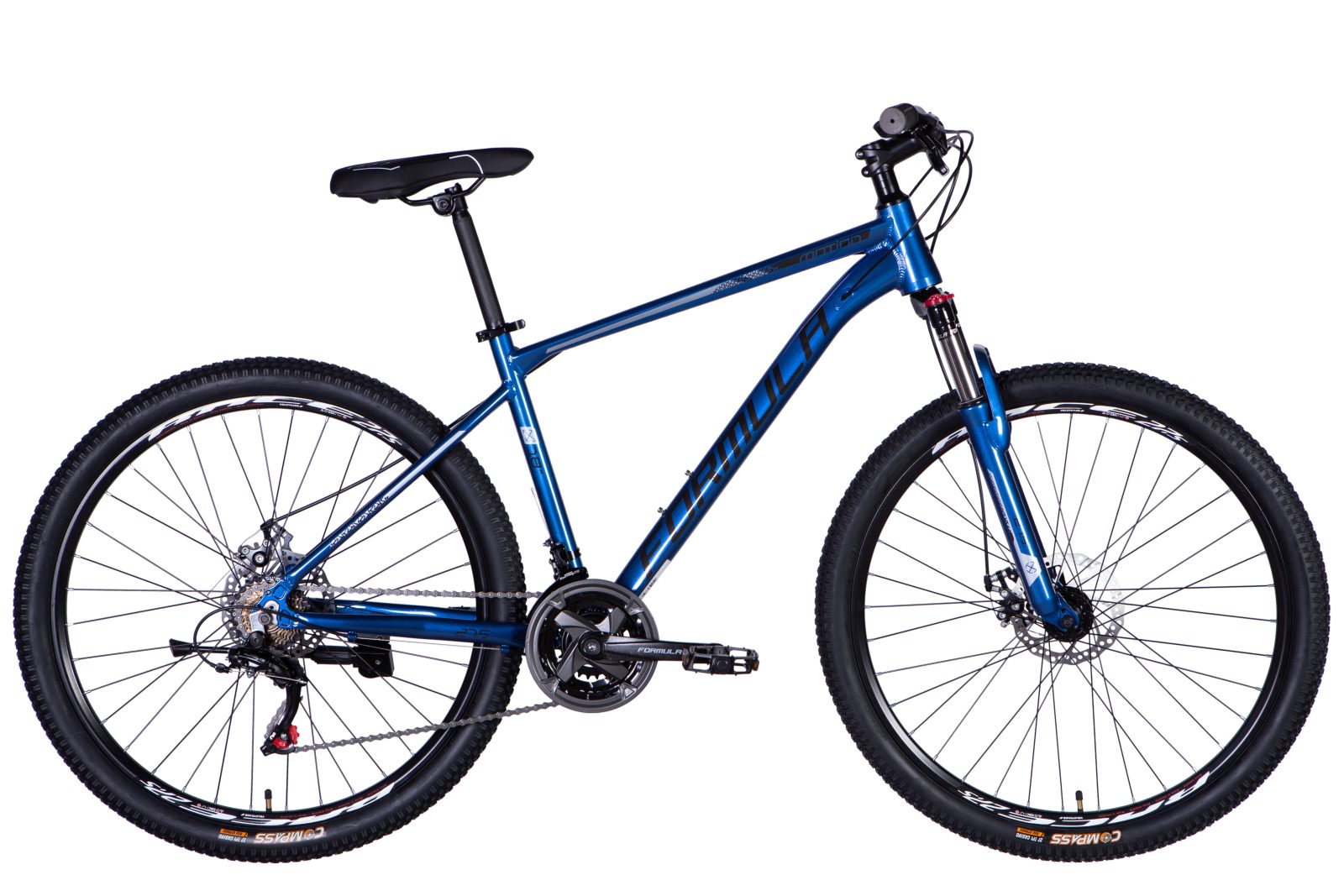 Велосипед Формула гірський спортивний  AL 27.5" Formula MOTION DD FR рама-18" синьо-чорний 2025 для бездоріжжя купити