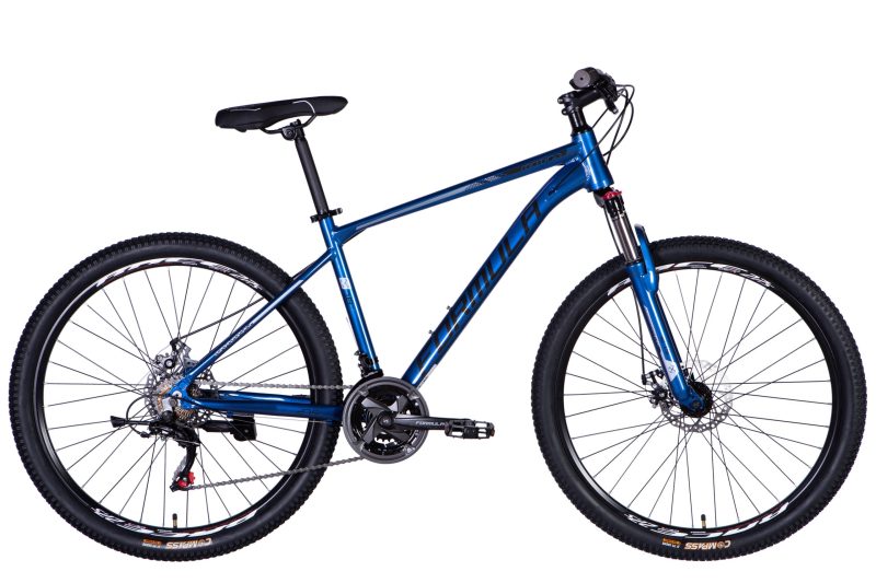 Велосипед Формула гірський спортивний  AL 27.5" Formula MOTION DD FR рама-18" синьо-чорний 2025 для бездоріжжя купити