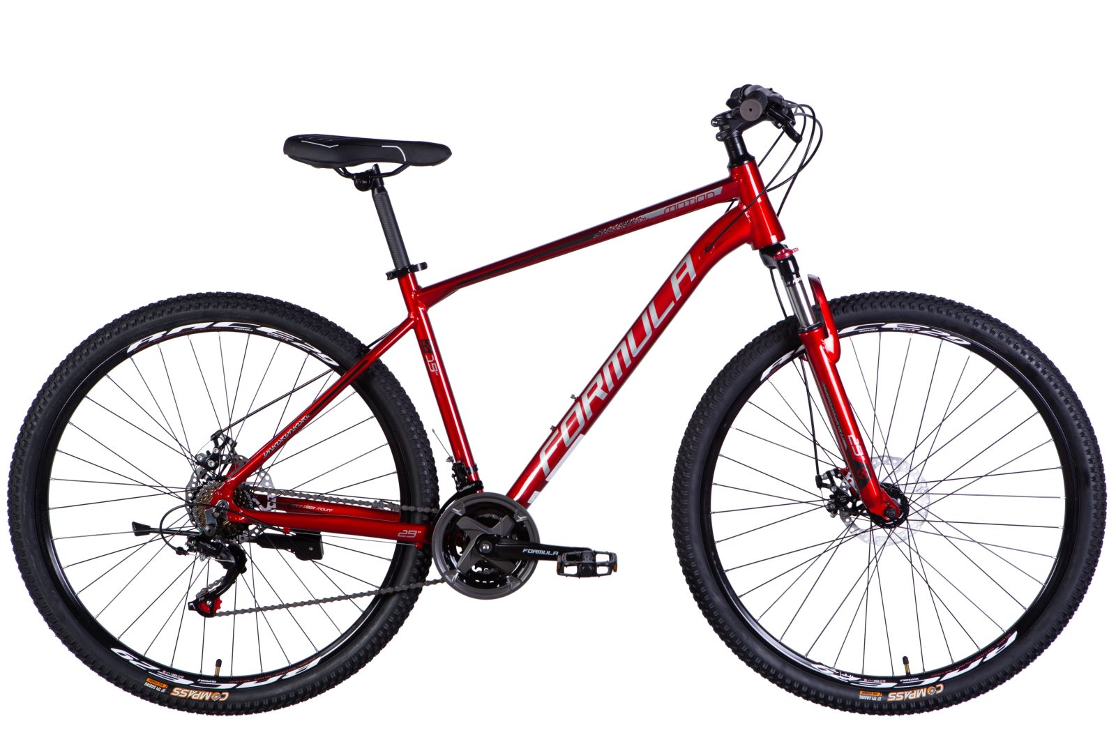 Велосипед Формула гірський спортивний  AL 29" Formula MOTION DD FR рама-19" червоно-сріблястий 2025 для бездоріжжя купити