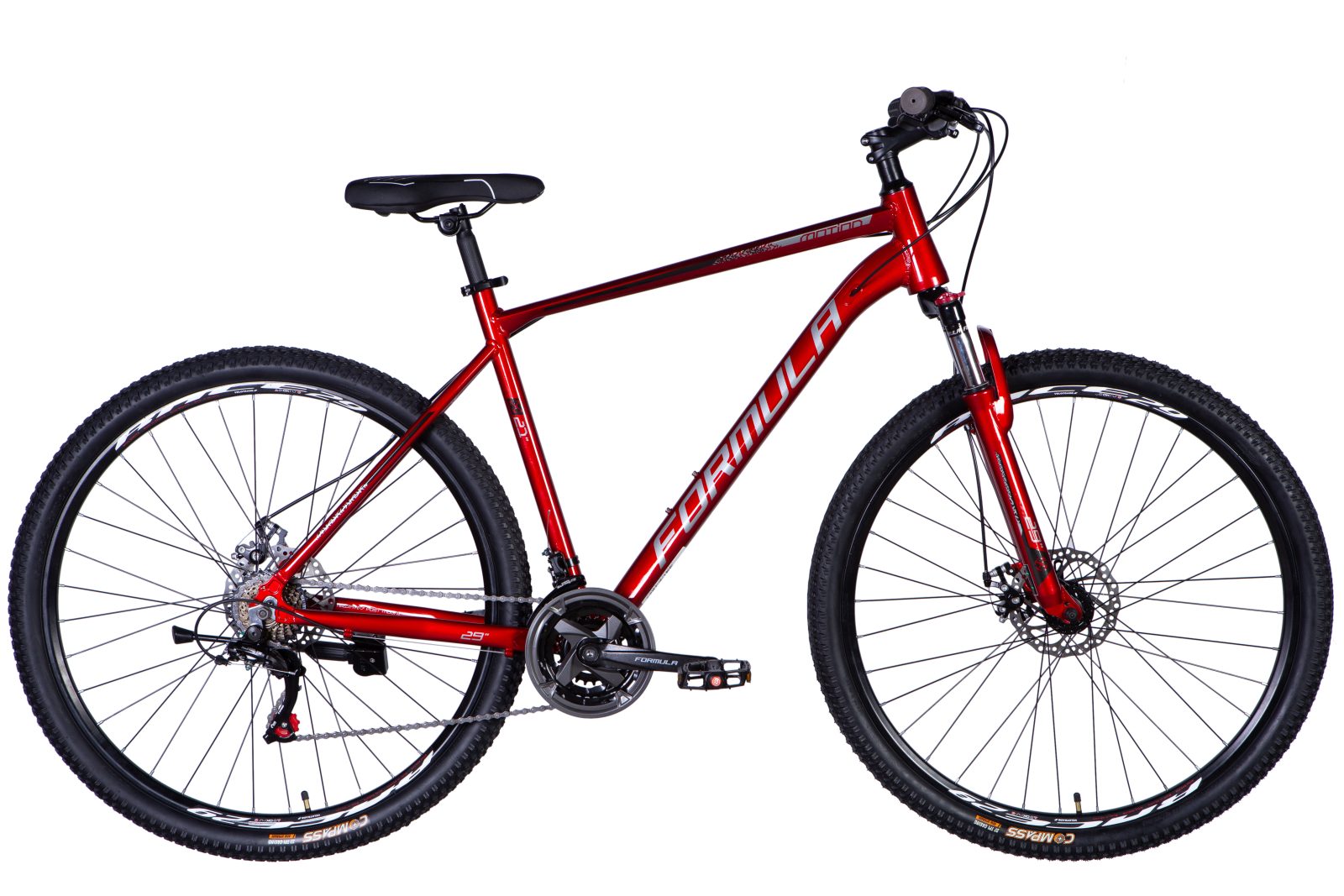 Велосипед Формула гірський спортивний  AL 29" Formula MOTION DD FR рама-21" червоно-сріблястий 2025 для бездоріжжя купити