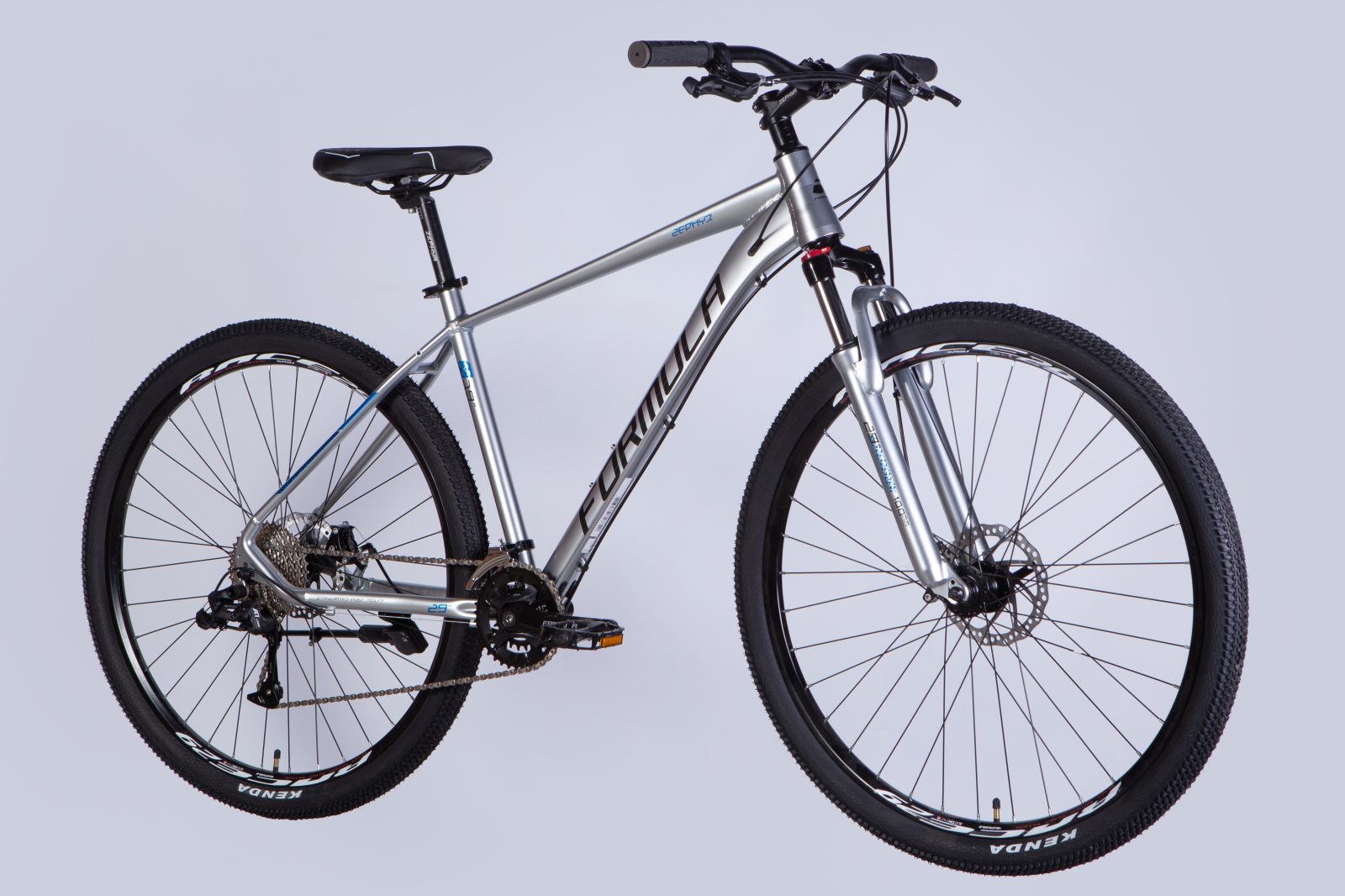 Велосипед AL 29" Formula ZEPHYR 2.0 DD CS рама-19" срiблястий 2025 Формула