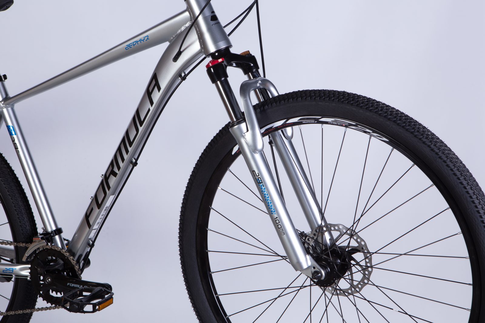 Велосипед AL 29" Formula ZEPHYR 2.0 DD CS рама-19" срiблястий 2025 формула велосипед