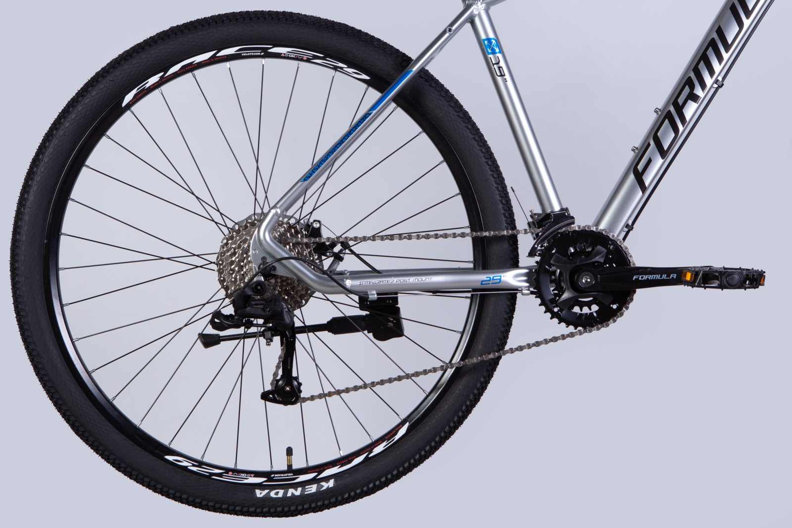 Велосипед AL 29" Formula ZEPHYR 2.0 DD CS рама-19" срiблястий 2025 велик formula велосипед
