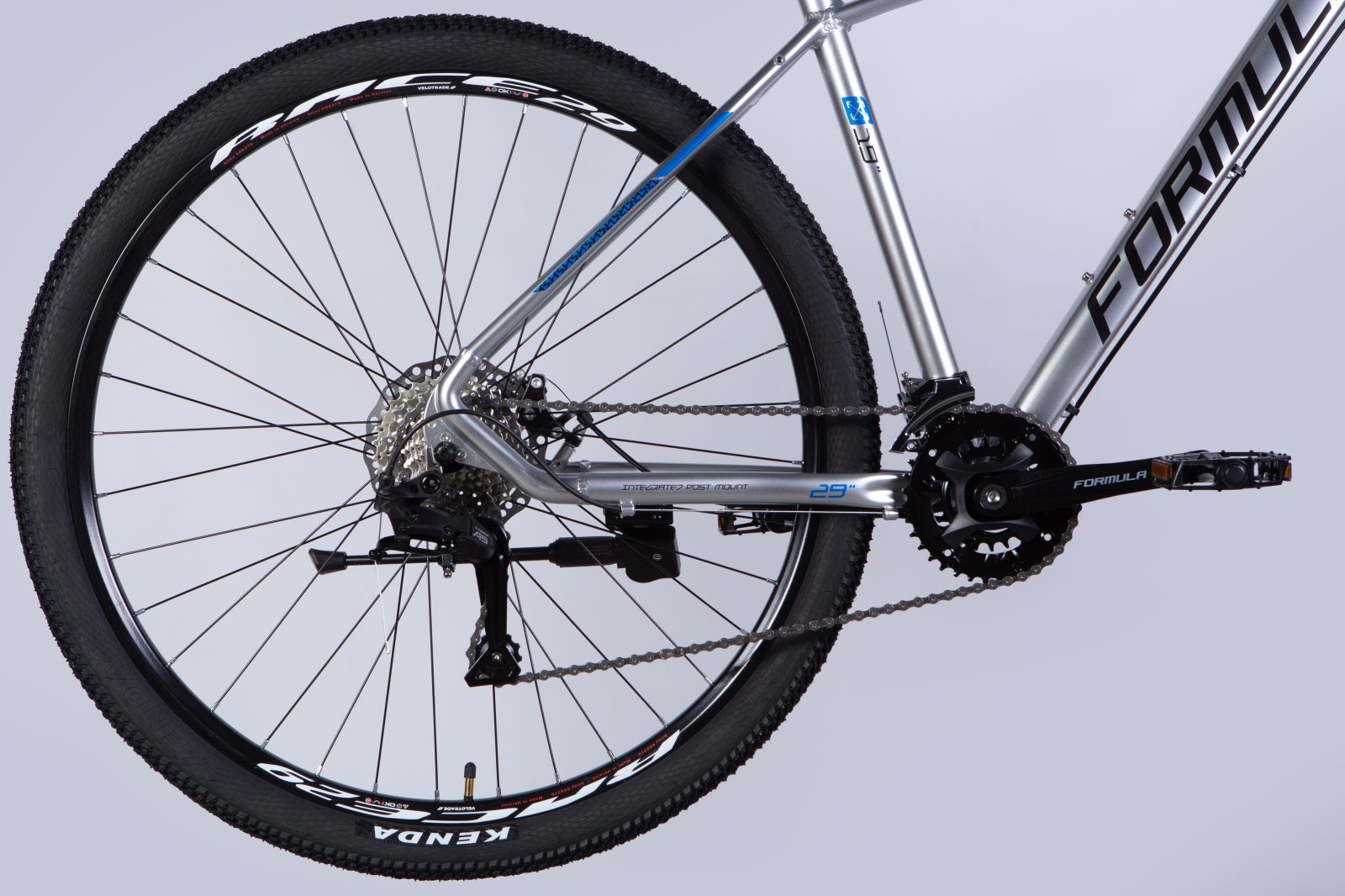 Велосипед AL 29" Formula ZEPHYR 3.0 DD CS рама-19" срiблястий 2025 Формула