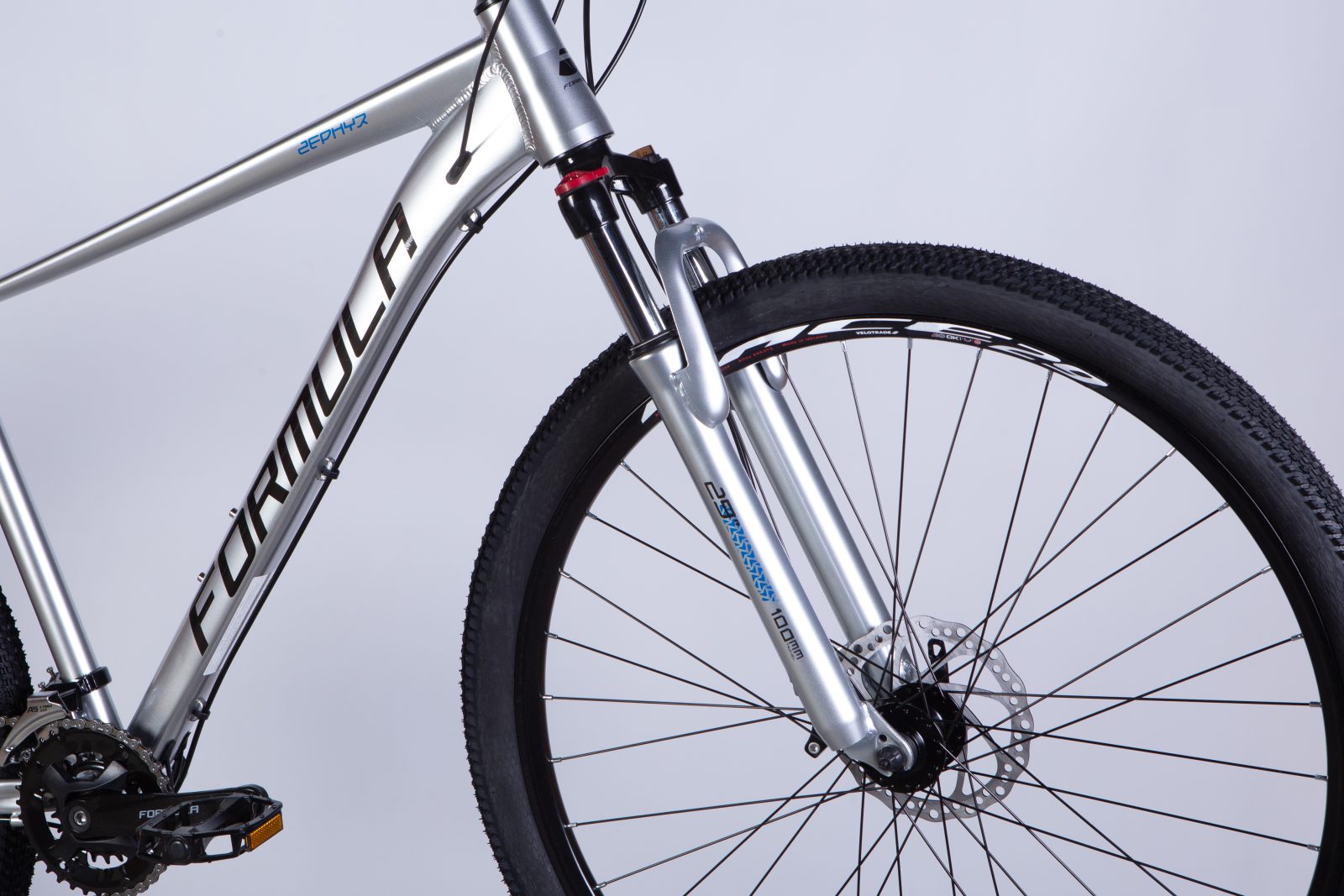 Велосипед AL 29" Formula ZEPHYR 3.0 DD CS рама-19" срiблястий 2025 формула велосипед