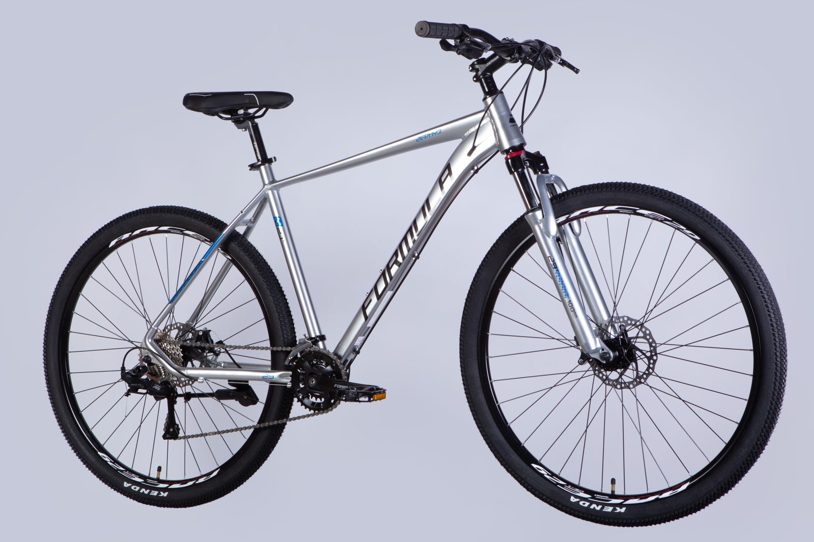Велосипед AL 29" Formula ZEPHYR 3.0 DD CS рама-21" срiблястий 2025 Формула