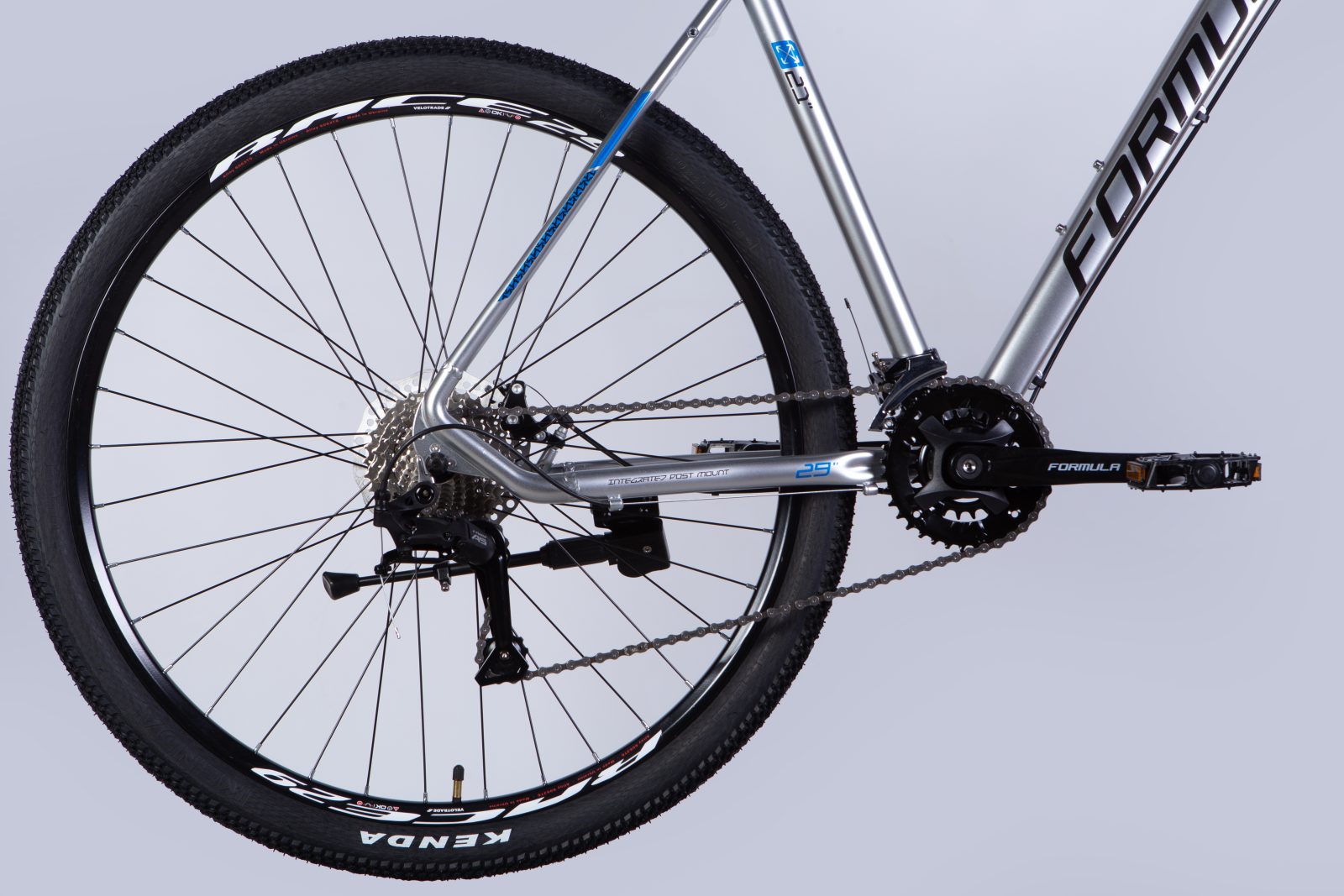 Велосипед AL 29" Formula ZEPHYR 3.0 DD CS рама-21" срiблястий 2025 формула велосипед