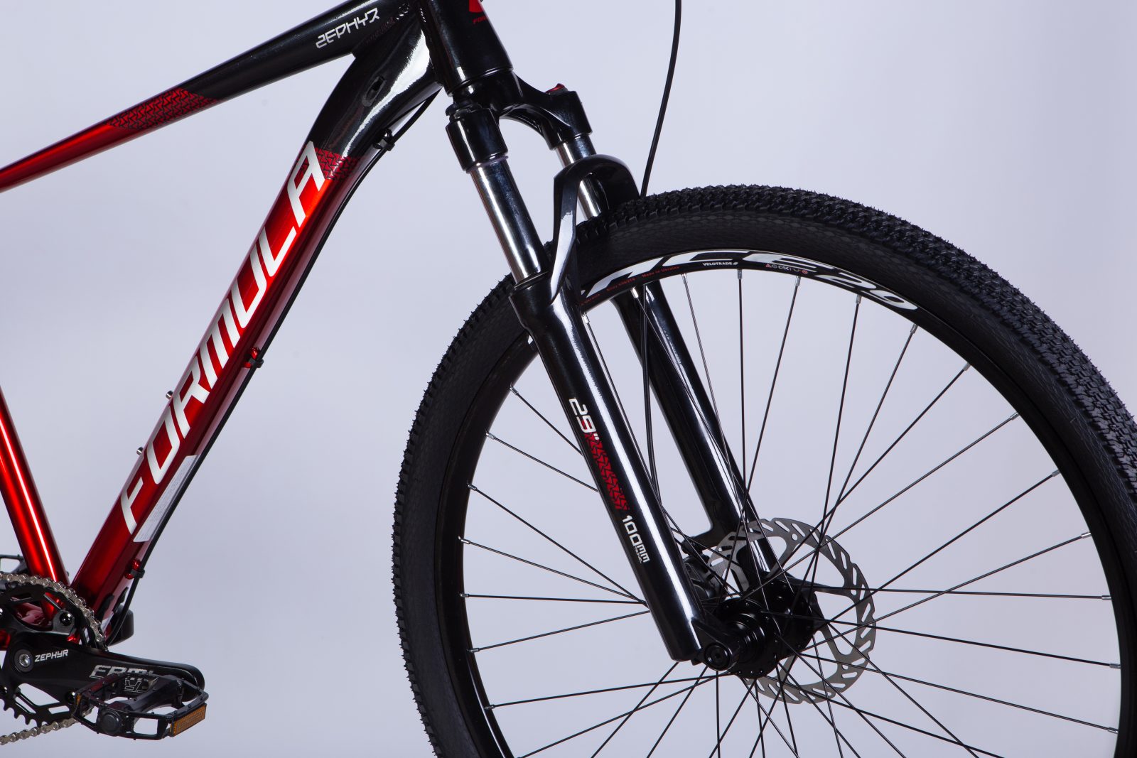 Велосипед AL 29" Formula ZEPHYR EXPERT HDD рама-19" чорно-червоний 2025 велик formula велосипед