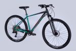 Велосипед AL 29" Formula ZEPHYR EXPERT HDD рама-19" темно-сріблястий з зеленим 2025 Формула