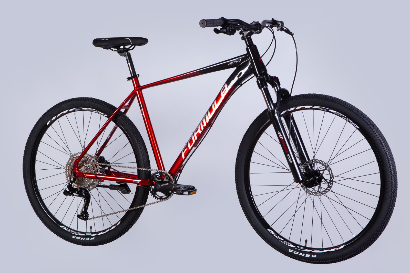 Велосипед AL 29" Formula ZEPHYR EXPERT HDD рама-21" чорно-червоний 2025 Формула
