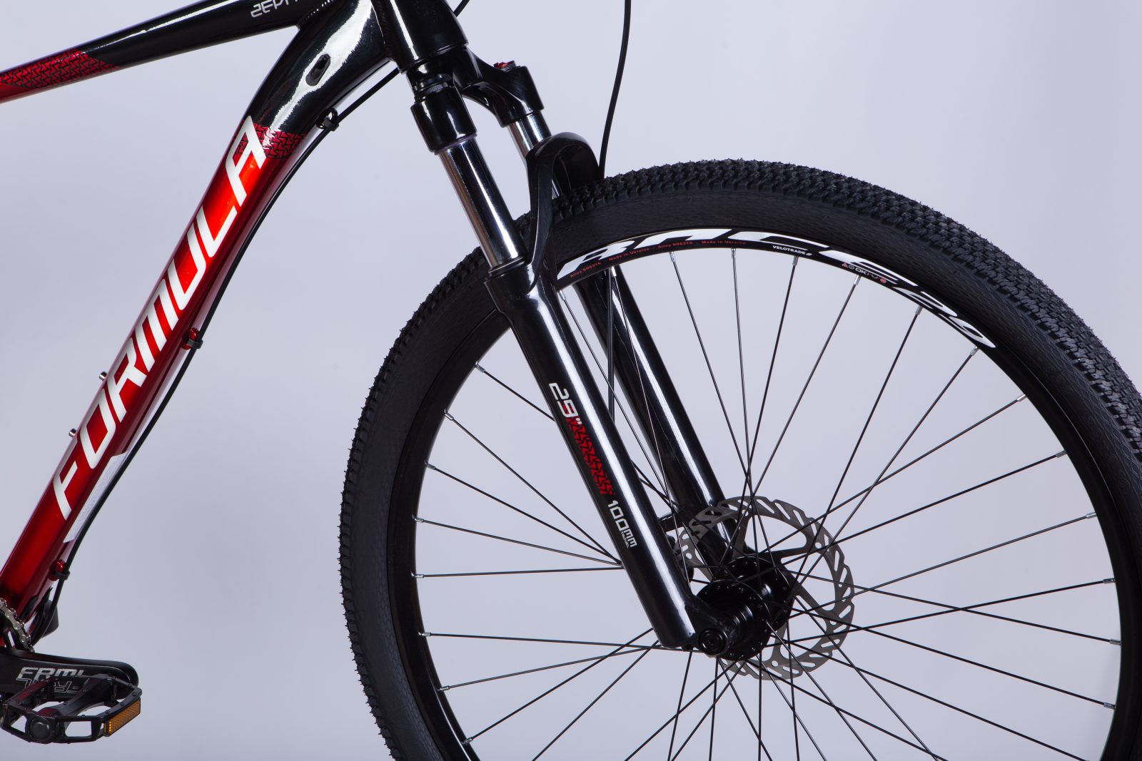 Велосипед AL 29" Formula ZEPHYR EXPERT HDD рама-21" чорно-червоний 2025 велик formula велосипед