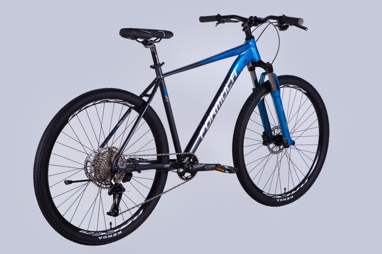 Велосипед AL 29" Formula ZEPHYR EXPERT HDD рама-21" синьо-сірий 2025 велик formula велосипед