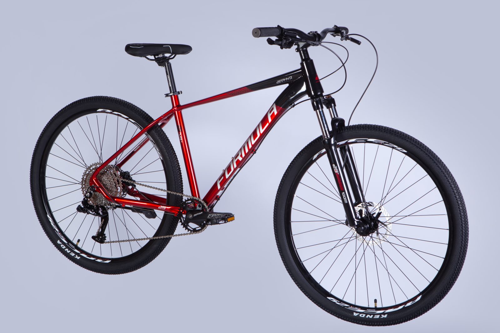 Велосипед AL 29" Formula ZEPHYR PRO HDD рама-19" чорно-червоний 2025 формула велосипед