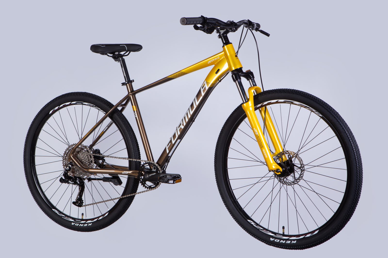 Велосипед AL 29" Formula ZEPHYR PRO HDD рама-19" золотисто-коричневий 2025 Формула