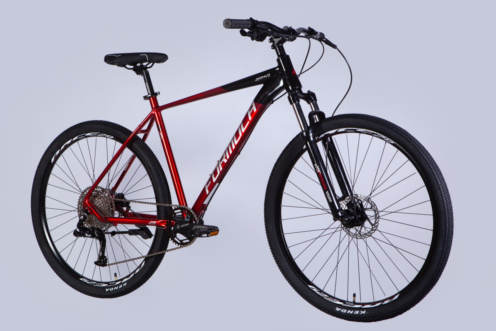 Велосипед AL 29" Formula ZEPHYR PRO HDD рама-21" чорно-червоний 2025 велик formula велосипед