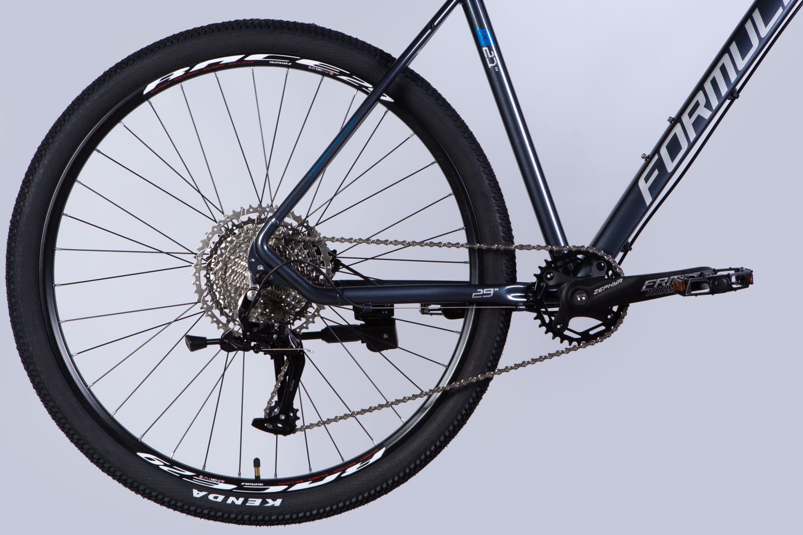 Велосипед AL 29" Formula ZEPHYR PRO HDD рама-21" синьо-сірий 2025 велик formula велосипед