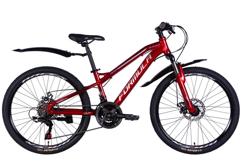 Велосипед Формула підлітковий гірський спортивний  AL 24" Formula BLACKWOOD 1.0 DD FR рама-12