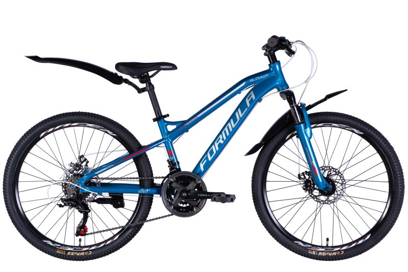 Велосипед Формула підлітковий гірський спортивний  AL 24" Formula BLACKWOOD 1.0 DD FR рама-12