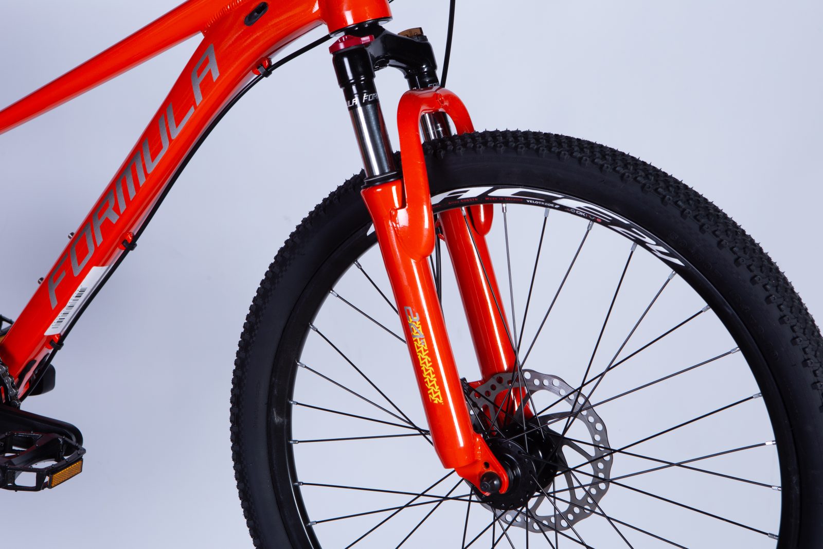 Велосипед AL 24" Formula ZEPHYR 3.0 DD CS рама-12" помаранчевий 2025 Формула