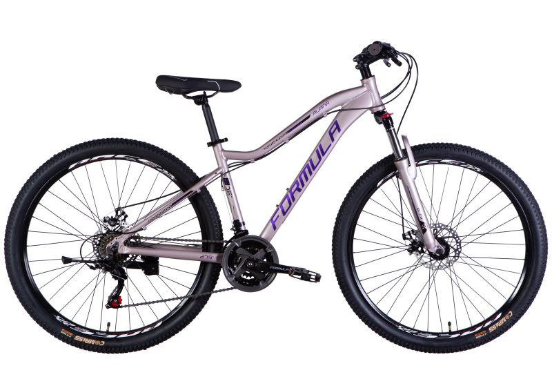 Велосипед Формула гірський спортивний  AL 27.5" Formula ALPINA DD FR рама-16" сріблясто-фіолетовий 2025 для бездоріжжя купити