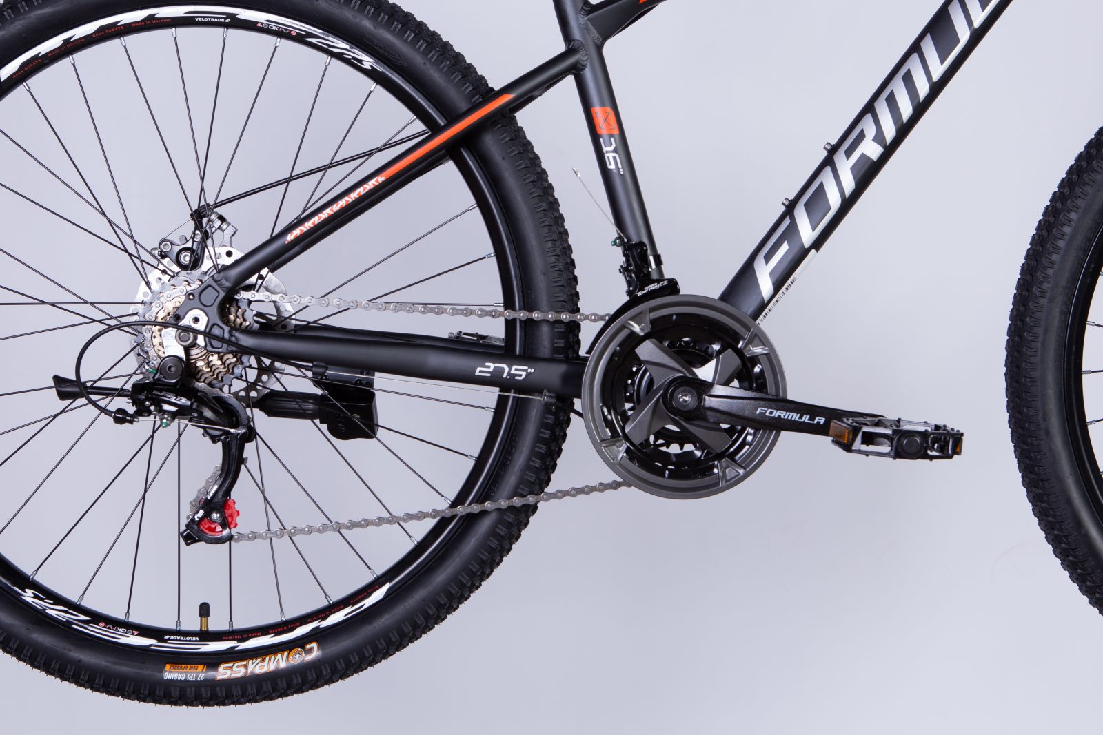 купити Велосипед AL 27.5" Formula MOTION DD FR рама-16" сіро-сріблястий (матовий) 2025