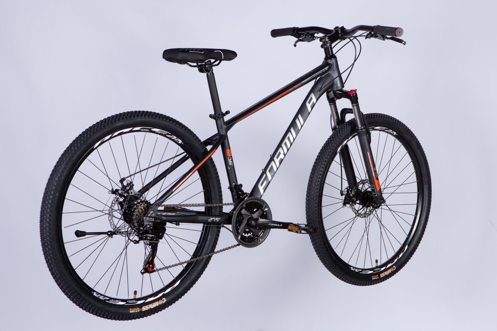 Велосипед AL 27.5" Formula MOTION DD FR рама-16" сіро-сріблястий (матовий) 2025 Формула