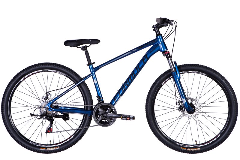 Велосипед Формула гірський спортивний  AL 27.5" Formula MOTION DD FR рама-16" синьо-чорний 2025 для бездоріжжя купити