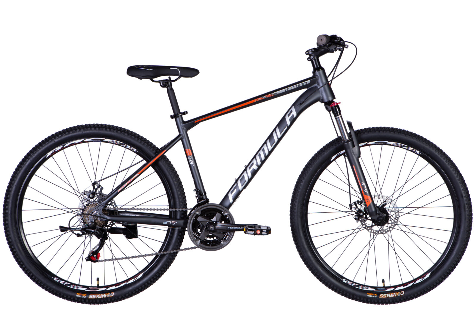 Велосипед Формула гірський спортивний  AL 27.5" Formula MOTION DD FR рама-18" сіро-сріблястий (матовий) 2025 для бездоріжжя купити