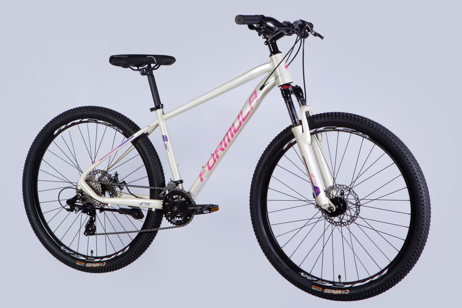 купити Велосипед AL 27.5" Formula THOR DD CS рама-16" біло-рожевий 2025