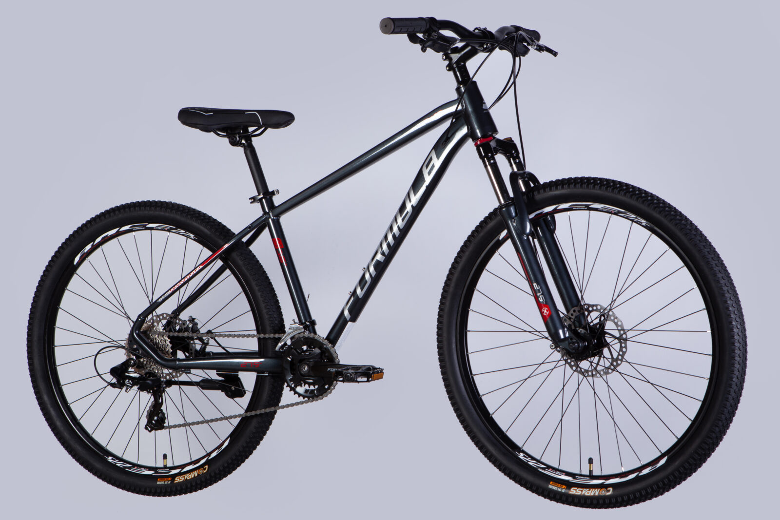 Велосипед AL 27.5" Formula THOR DD CS рама-16" темно-сірий зі сріблястим 2025 замовити
