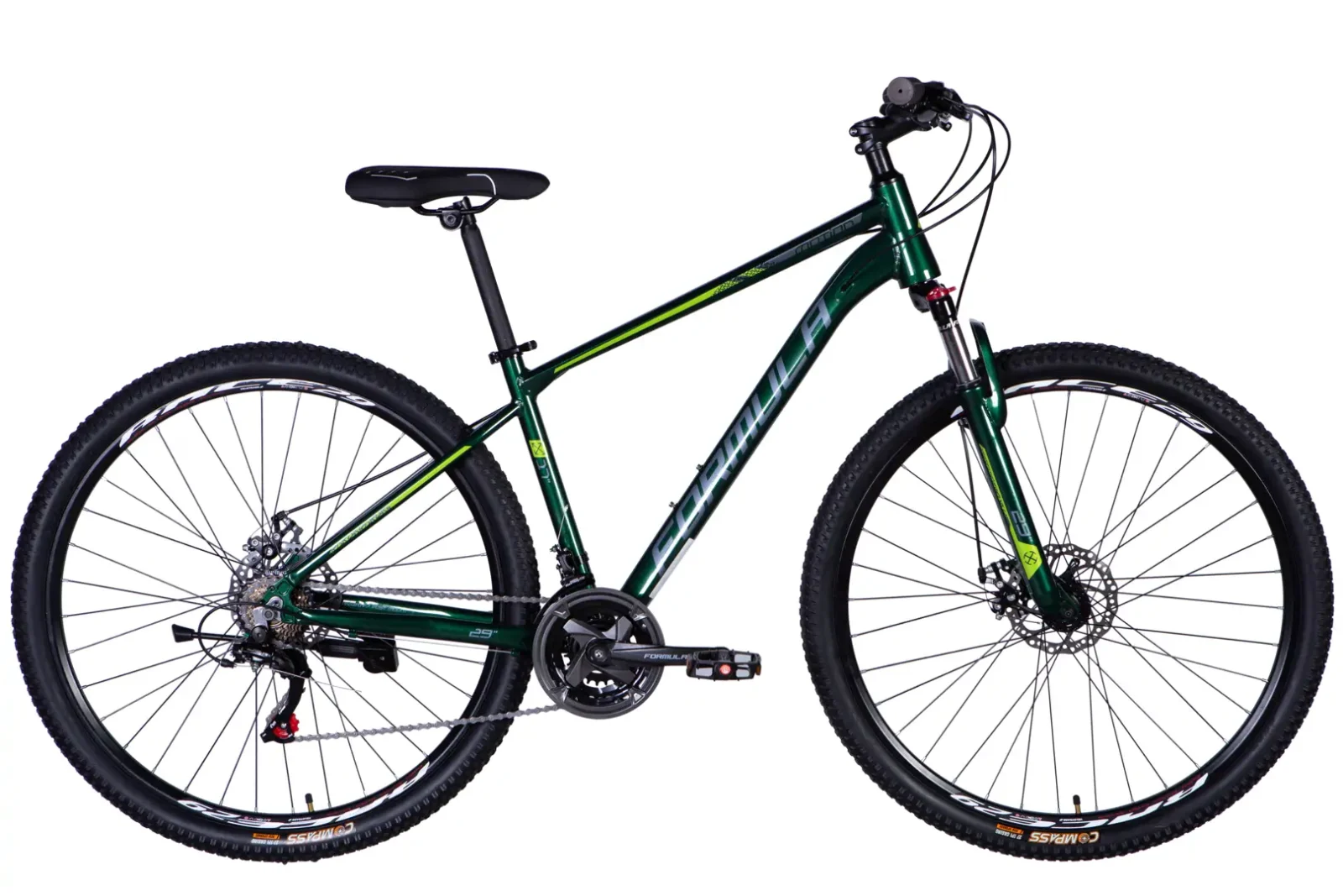 Велосипед Моушн Формула Formula MOTION гірський спортивний  AL 29" Formula MOTION DD FR рама-17" зелений 2026 для бездоріжжя купити