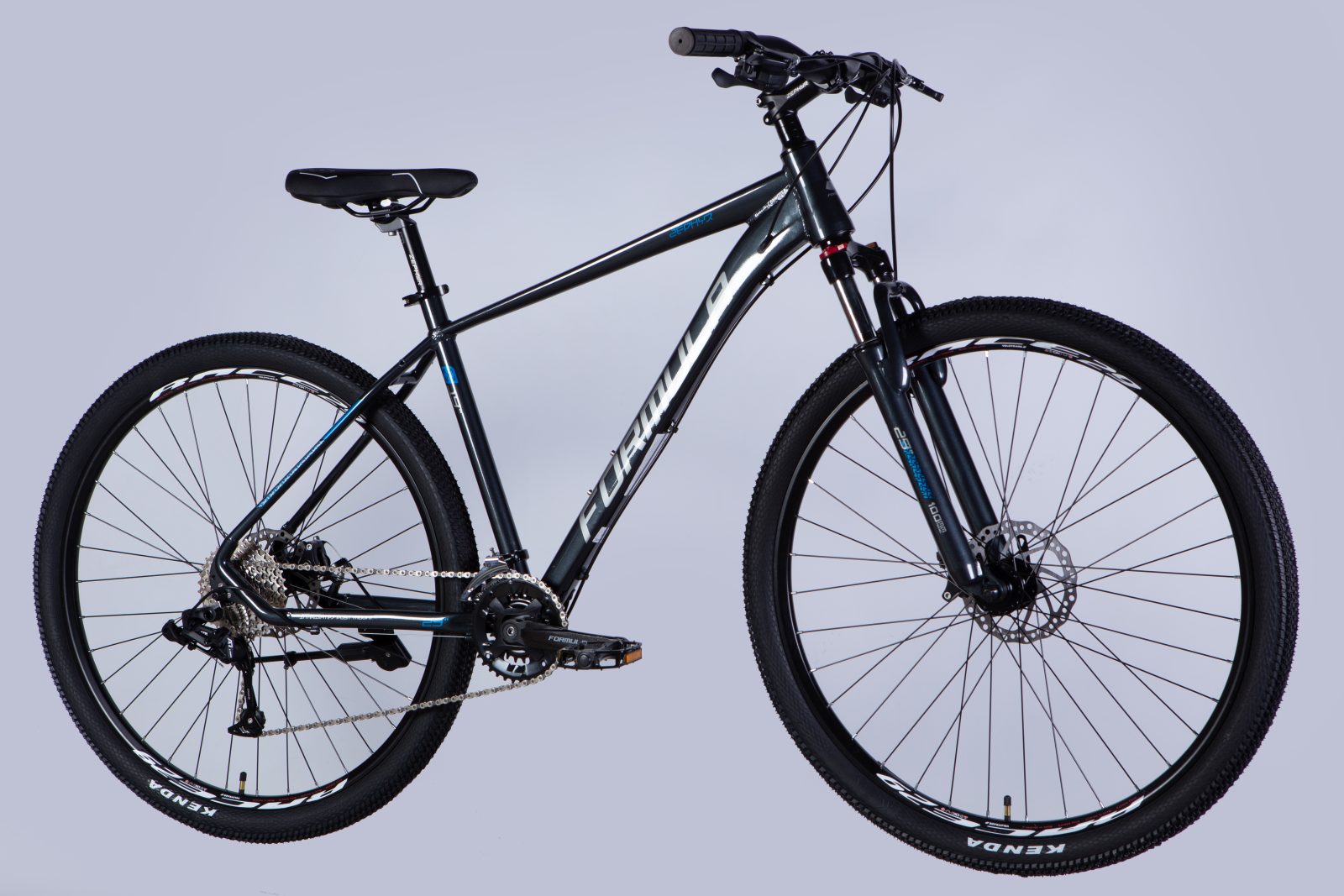 Велосипед AL 29" Formula ZEPHYR 2.0 DD CS рама-19" темно-сiрий (матовий) 2025 Формула
