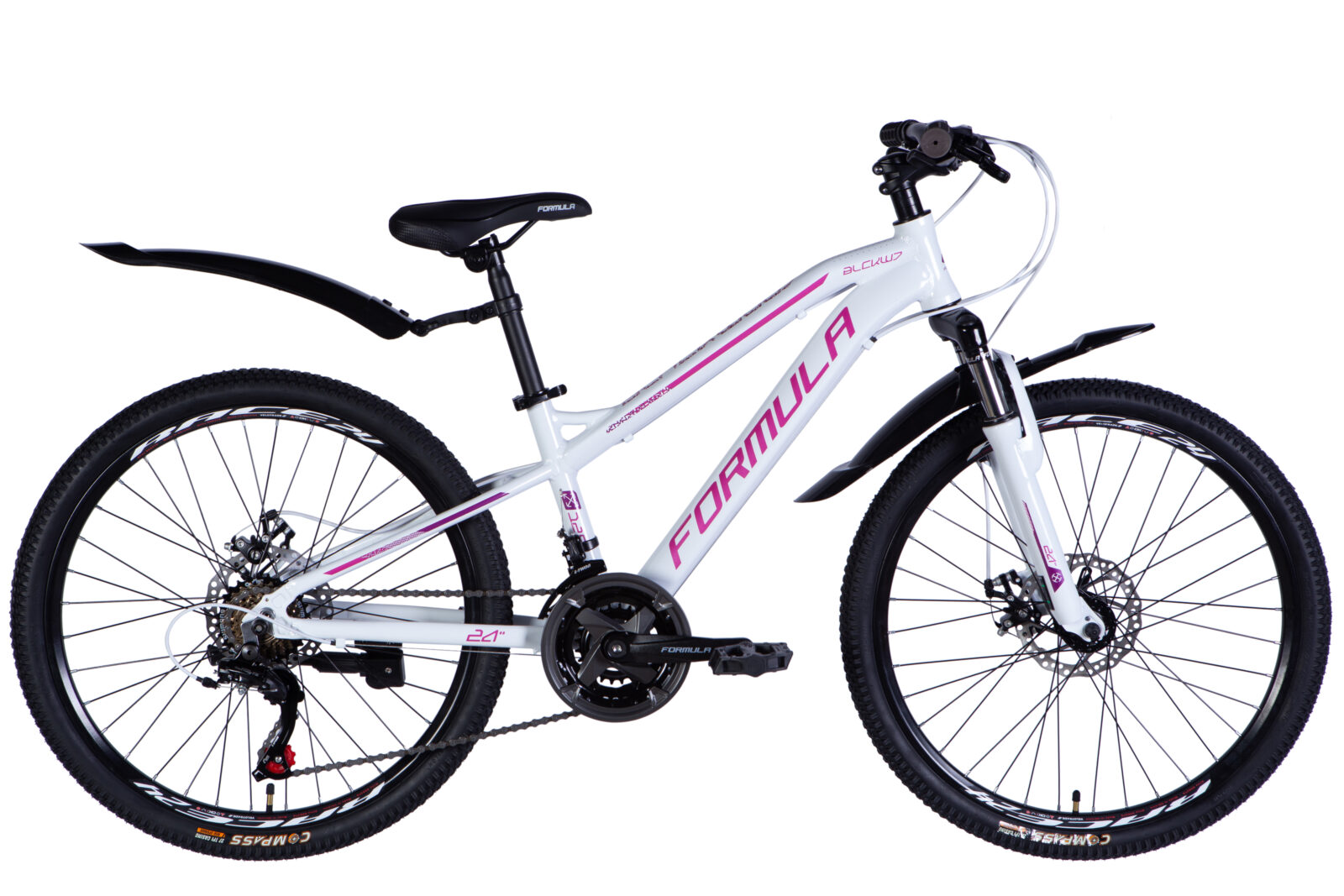 Велосипед Формула підлітковий гірський спортивний  AL 24" Formula BLACKWOOD 1.0 DD FR рама-12