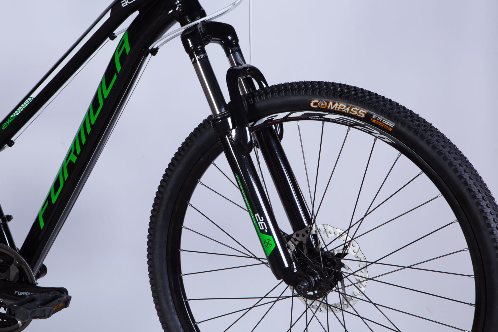 купити Велосипед AL 26" Formula BLACKWOOD DD FR рама-13" чорно-зелений 2025