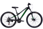 Велосипед Формула підлітковий гірський спортивний  AL 26" Formula BLACKWOOD DD FR рама-13" чорно-зелений 2025 для бездоріжжя купити
